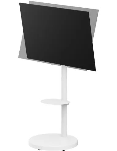 Ewent Ew1550 Soporte de Suelo Ajustable para TV hasta (86") Máx. 50kg Blanco