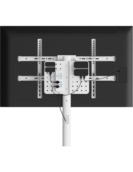 Ewent Ew1550 Soporte de Suelo Ajustable para TV hasta (86") Máx. 50kg Blanco