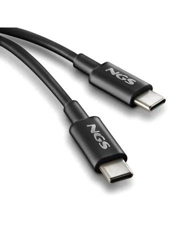 Cable USB-C 1 m NGS ZYRO 60W-1BLACK 60W 480 Mbps