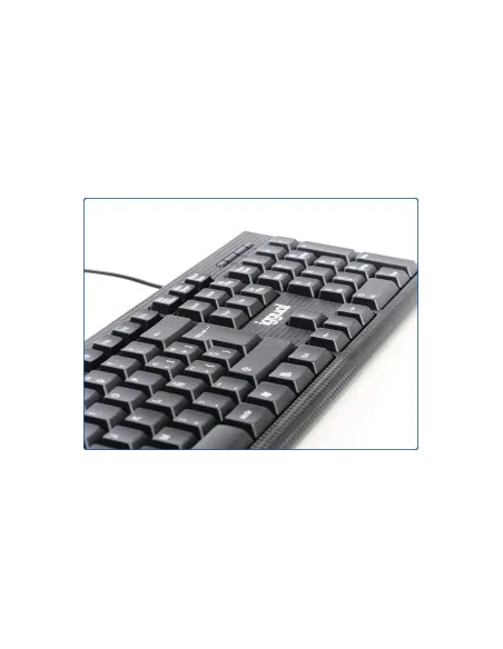 Teclado USB iggual CK-OFFICE-105T negro