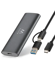 Ewent EW7061 Caja para Disco Duro Externo SSD Gris Oscuro-AAACET0289