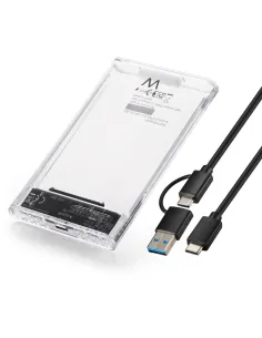 Ewent EW7064 Caja para Disco Duro Externo para SSD Transparente 2.5"-AAACET0291