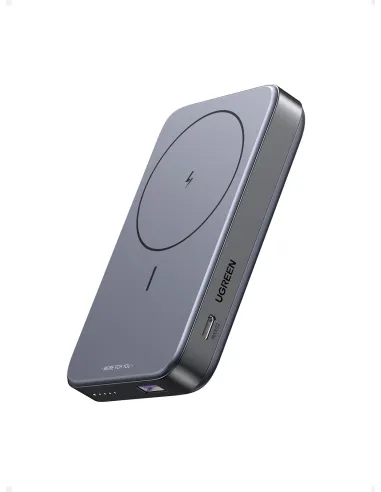 Ugreen 15086 Gris Mini Powerbank Magnético Inalámbrico de 10000 mAh
