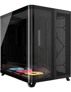 Corsair AIR 5400 RGB LX-R iCUE Link Negro Link Con Triple Cámara de Vidrio Templado