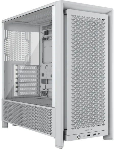 Corsair Frame 4000D Airflow Blanca ATX/EATX Vidrio Templado 3x120mm USB-C Sin Fuente