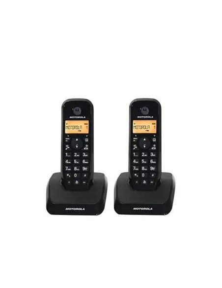 Motorola S1202 Duo Pack 2 Teléfonos Inalámbricos Negros
