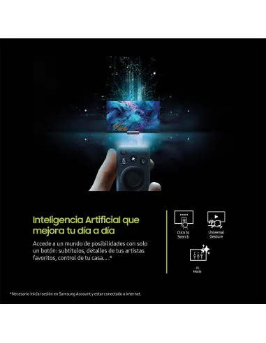 Televisor Samsung TV 50" QLED QE1F 4K Vision AI Smart 2025