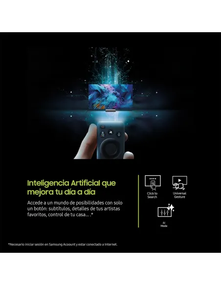 Televisor Samsung TV 50" QLED QE1F 4K Vision AI Smart 2025