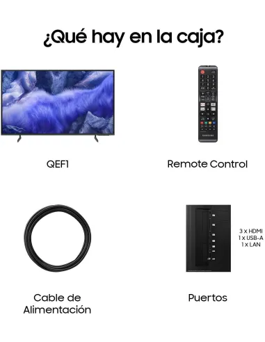 Televisor Samsung TV 50" QLED QE1F 4K Vision AI Smart 2025