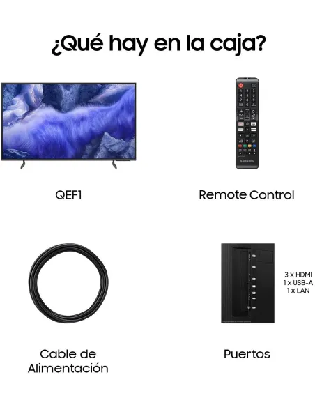 Televisor Samsung TV 50" QLED QE1F 4K Vision AI Smart 2025