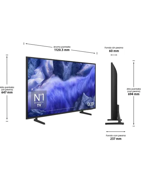 Televisor Samsung TV 50" QLED QE1F 4K Vision AI Smart 2025