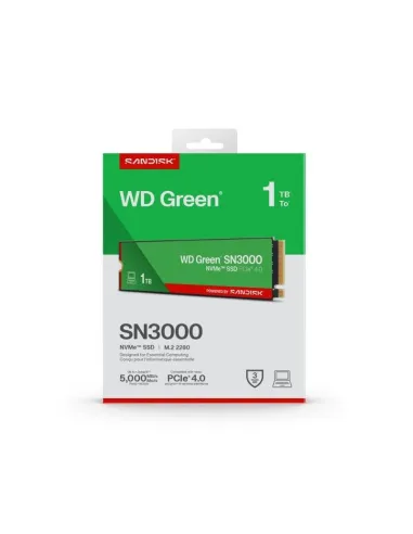 Disco Duro SSD Western Digital Green SN3000 1TB WDS100T4G1E