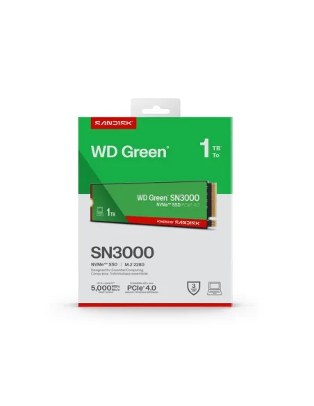 Disco Duro SSD Western Digital Green SN3000 1TB WDS100T4G1E