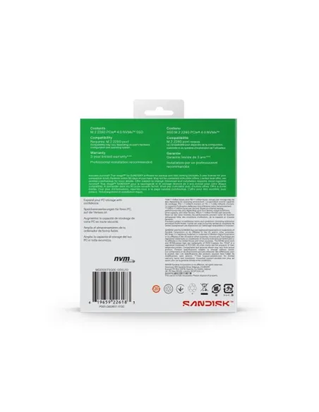 Disco Duro SSD Western Digital Green SN3000 1TB WDS100T4G1E