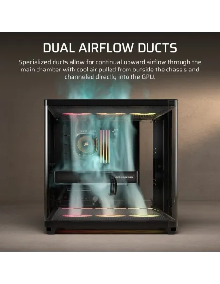 Torre Corsair AIR 5400 RS-R ARGB Negra