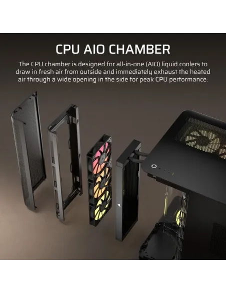 Torre Corsair AIR 5400 RS-R ARGB Negra