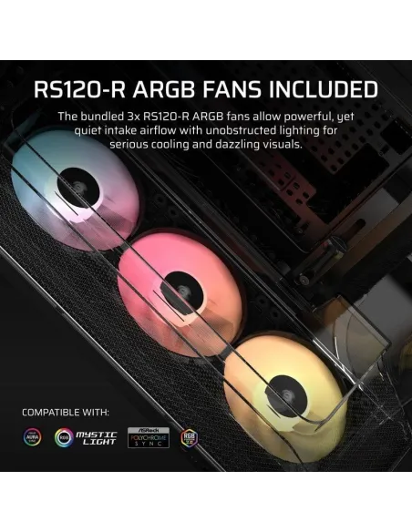 Torre Corsair AIR 5400 RS-R ARGB Negra