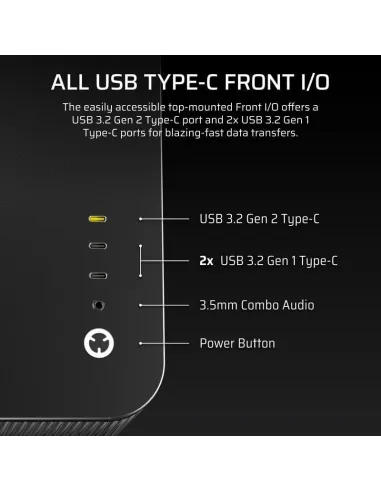 Torre Corsair AIR 5400 RS-R ARGB Negra