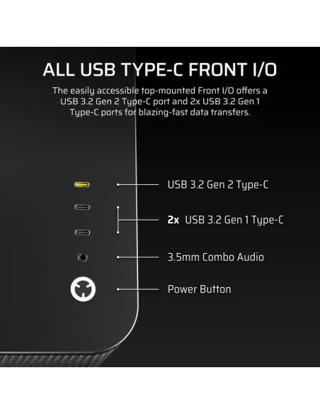Torre Corsair AIR 5400 RS-R ARGB Negra