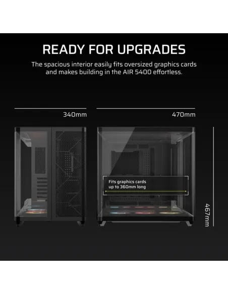Torre Corsair AIR 5400 RS-R ARGB Negra