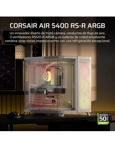 Torre Corsair AIR 5400 RS-R ARGB Blanca