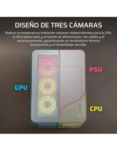 Torre Corsair AIR 5400 RS-R ARGB Blanca