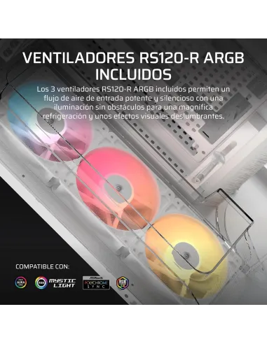 Torre Corsair AIR 5400 RS-R ARGB Blanca
