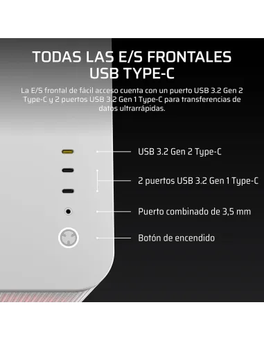 Torre Corsair AIR 5400 RS-R ARGB Blanca