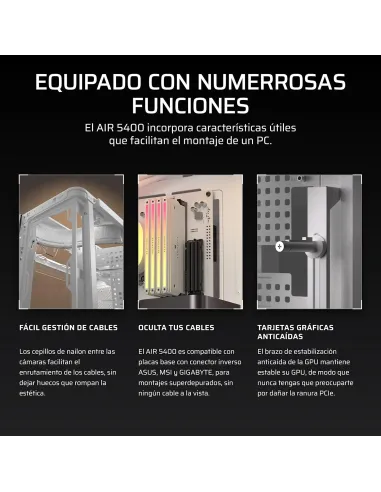 Torre Corsair AIR 5400 RS-R ARGB Blanca