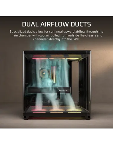 Torre Corsair AIR 5400 RGB LX-R iCUE Link Negro