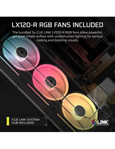 Torre Corsair AIR 5400 RGB LX-R iCUE Link Negro