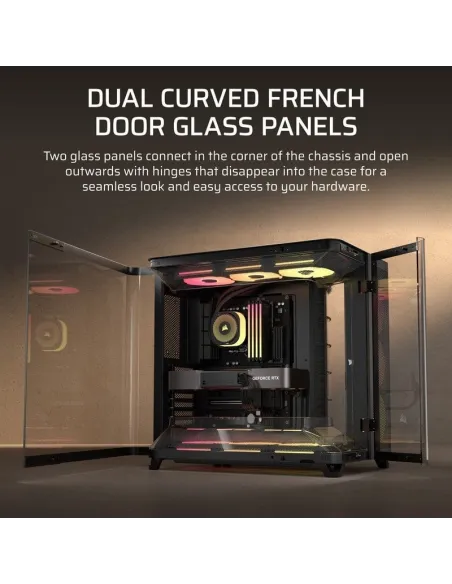 Torre Corsair AIR 5400 RGB LX-R iCUE Link Negro