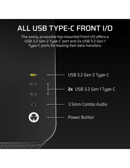 Torre Corsair AIR 5400 RGB LX-R iCUE Link Negro