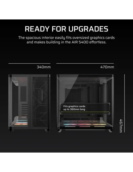 Torre Corsair AIR 5400 RGB LX-R iCUE Link Negro