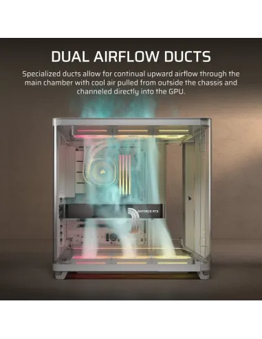 Torre Corsair AIR 5400 RGB LX-R iCUE Link Blanca