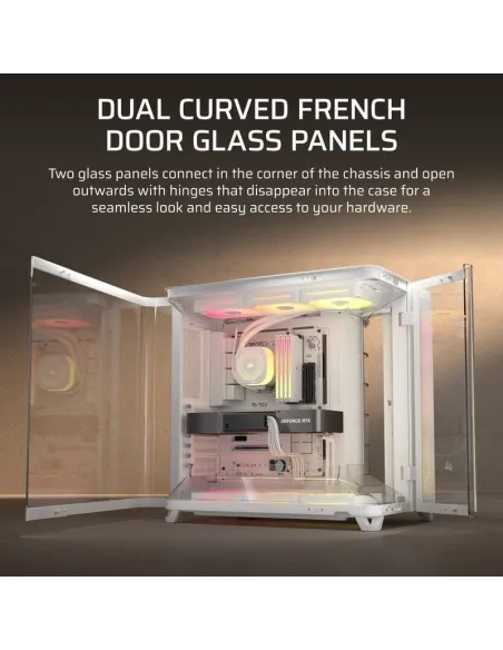 Torre Corsair AIR 5400 RGB LX-R iCUE Link Blanca