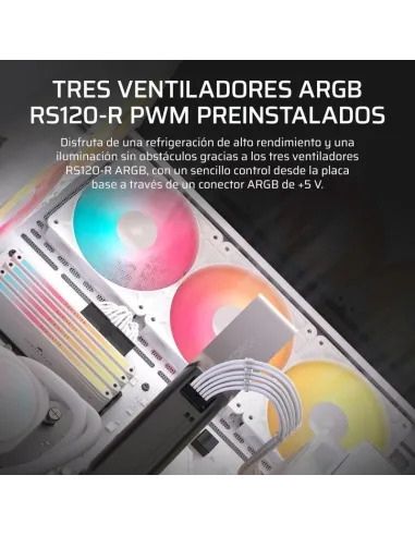 Torre Corsair 3500X RS-R ARGB Blanca