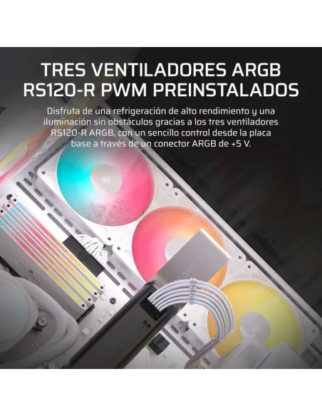 Torre Corsair 3500X RS-R ARGB Blanca