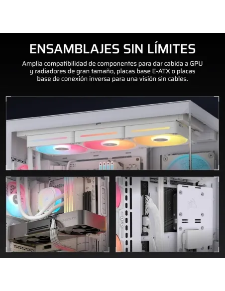 Torre Corsair 3500X LX-R RGB iCUE LINK Blanca