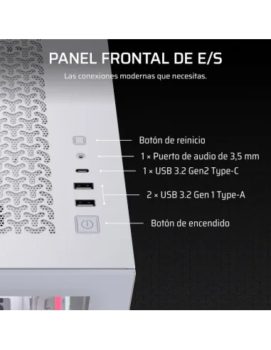 Torre Corsair 3500X LX-R RGB iCUE LINK Blanca