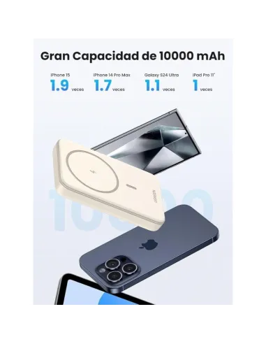 Powerbank Inalámbrico magnético Ugreen Nexode Beis
