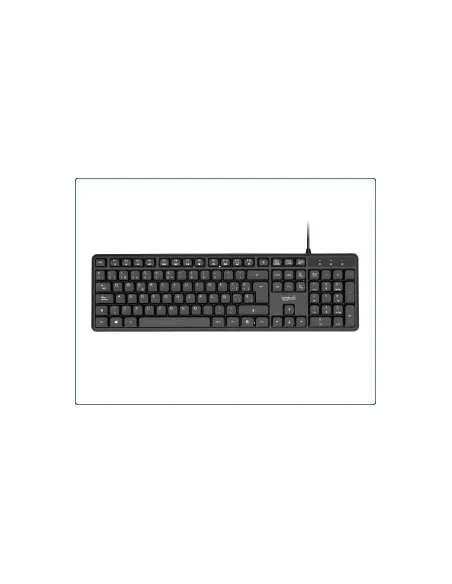 Iggual CK-SILENT-105T Teclado Silencioso USB Negro