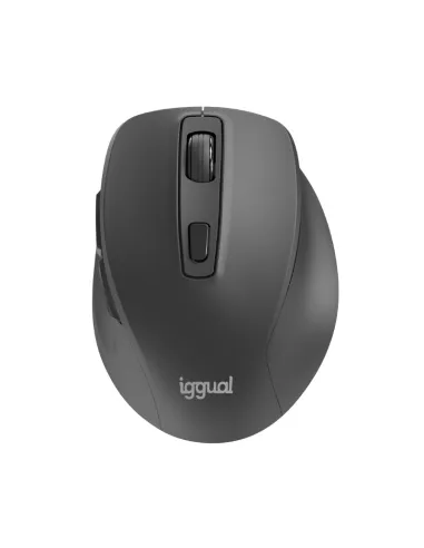 Iggual ERGO-SILENT-6D Negro Ratón inalámbrico 1600DPI