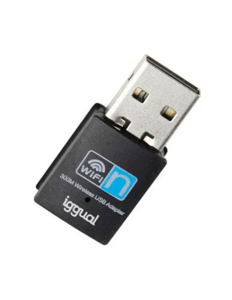 iggual IGG320488 Adaptador USB Wifi 300 Mbps 2.4GHz