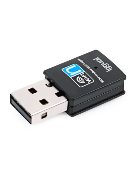 Adaptador USB Wi-Fi 300 Mbps iggual IGG320488