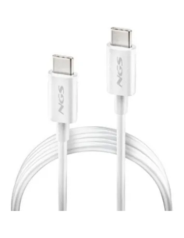 Cable USB NGS Zyro 60W-1 blanco 1M