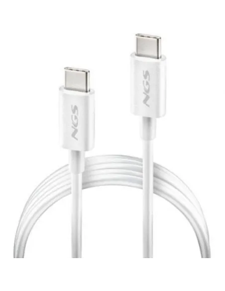 Cable USB NGS Zyro 60W-1 blanco 1M