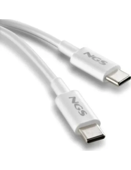 Cable USB NGS Zyro 60W-1 blanco 1M