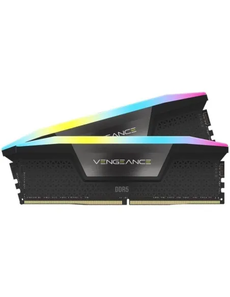 Corsair Vengeance RGB CMH64GX5M2A4800C40 64GB (2x32GB) DDR5 4800MHz CL40 Intel XMP Negro
