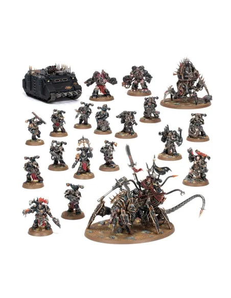 Fuerza de batalla Marines Espaciales del Caos Banda Forjainfernal